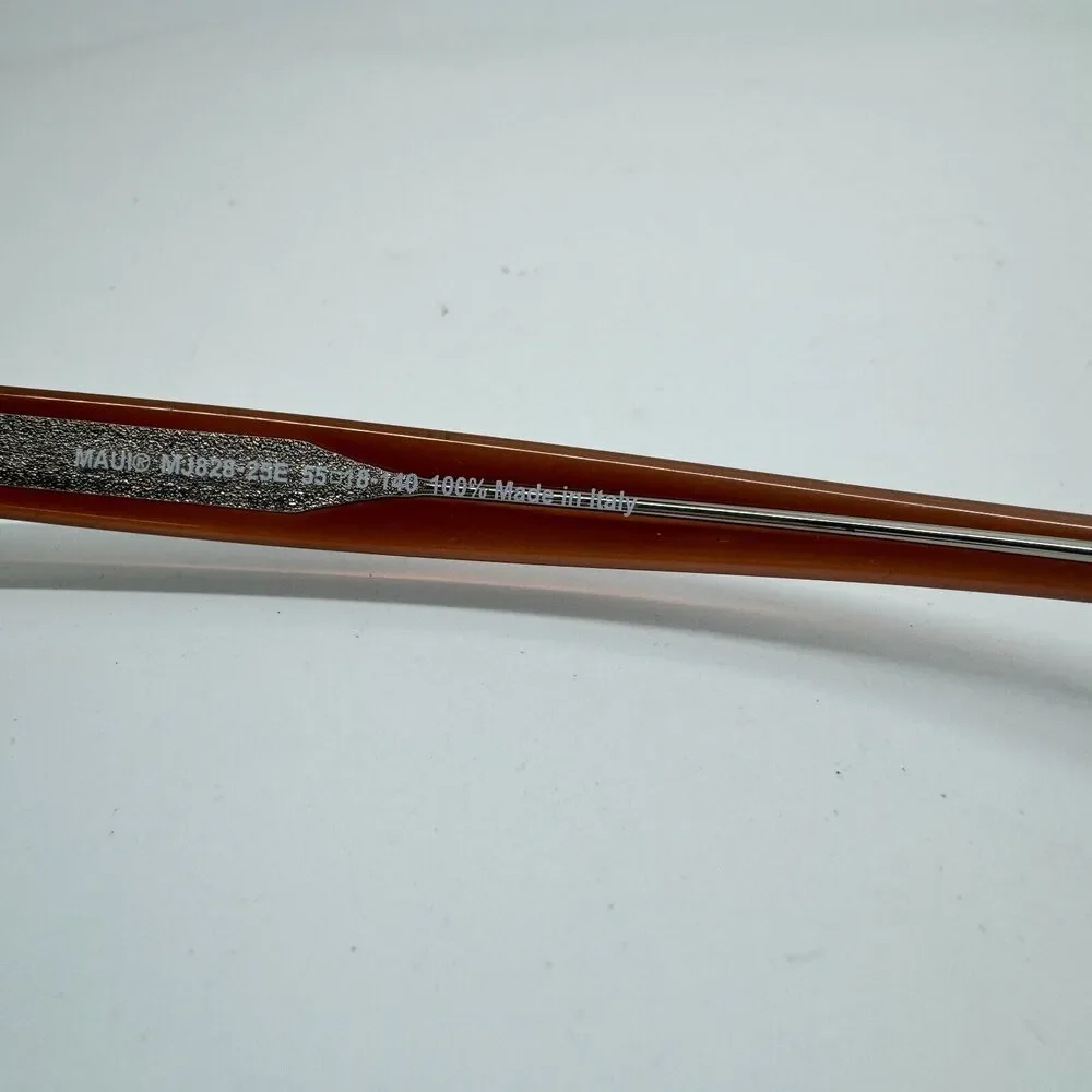 Maui Jim Sunglasses Frame Italy MJ828-25E MARIANA 55-18-140 Brown Crystal H11633